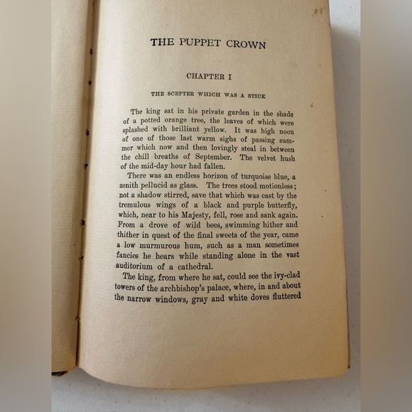 The Puppet Crown by Harold MacGrath 1901 Vintage Hardcover Book Grosset & Dunlap - Picture 8 of 16